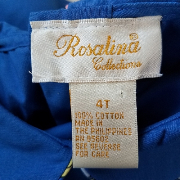 Rosalina Collection Vintage Girl's Dress - Picture 6 of 6